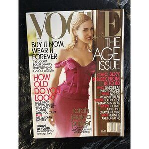 Vogue August 2003 Magazine Sarah Jessica Parker Feature
